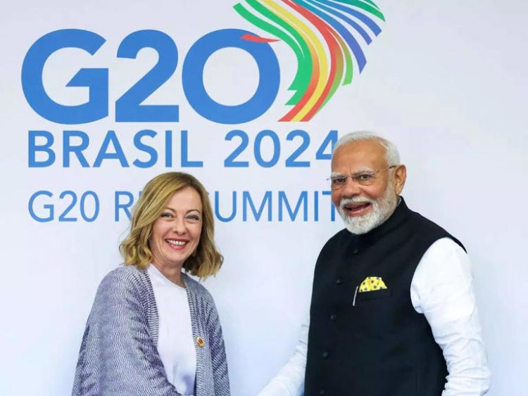 मोदी, मेलोनी ने भारत-इटली संबंधों को अगले स्तर पर पहुंचाया, जी-20 शिखर सम्मेलन में पांच वर्षीय रणनीतिक कार्य योजना का अनावरण किया।