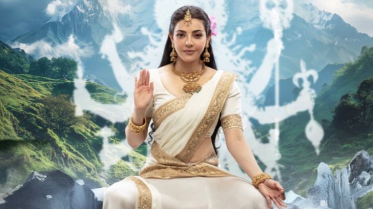 विष्णु मांचू अभिनीत पौराणिक महाकाव्य 'कन्नप्पा' में पार्वती देवी के रूप में काजल अग्रवाल - पहली झलक।