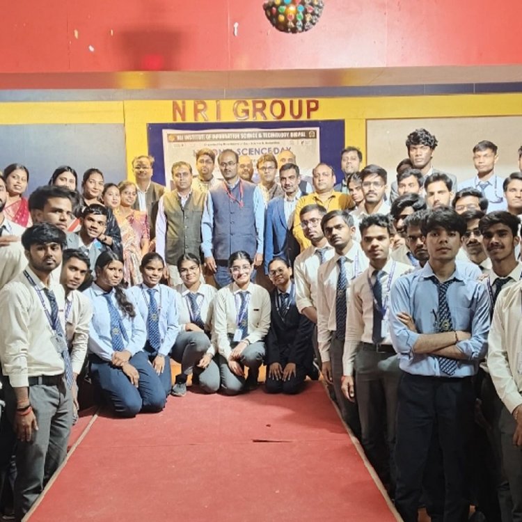 राष्ट्रीय विज्ञान दिवस पर युवाओं में दिखा जोश:एनआरआई कॉलेज में दो दिवसीय कार्यक्रम का रंगारंग समापन,विजेताओं को किया पुरस्कृत